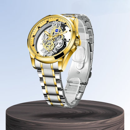 Rio | Hollow Double-sided Dial Skeleton Quartz Watch | 42mm